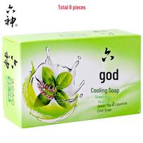 Liushin Green Tea & Licorice Cooling Soap 8-Pack
