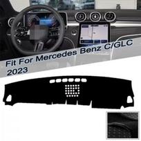 Geriausias prietaisų skydelio dangalas Neslystantis apsauginis kilimėlis Mercedes Benz C/GLC gray