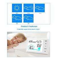 AB34-Indoor Outdoor Thermometer Hygrometer Wireless Weather Station Home Weather Forecast Clock Weather Stations