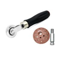 Universal Tire Puncture Solution with Alloy Grinding Wheel And Tire Patches Roller For Automotive Repairs