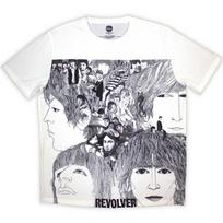 The Beatles - Revolver- Sublimation Print White 2X  t-shirt Unisex T-Shirt XXXL