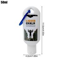 50ml/100ml Liquid Chalk Sweat-Resistant Workout Magnesium Powder Anti-slip Cream Grip Weight Lifting Climbing Gym Sports Chalk 50ml balta