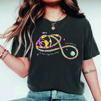 Vintage Copy Heart T-shirt Copy Bracelet Tshirt Artemis II Mission Shirts Space Tees Unisex Short Sleeves Casual Tops Fans Gifts M