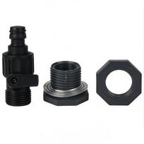 1set PVC/IBC Water Barrel Adapter Water Tank Adapter With Valve For Irrigation/Water Storage Bucket Gardening Accessories
