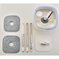 Modern Spin Mop With Stainless Steel Handle And Superfine Fiber Cloth For Household Use