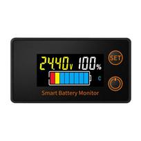 Akumuliatorių monitoriai 12V 24V 36V 48V 60V 72V, Akumuliatoriaus testeris Skaitmeninis ekranas Akumuliatoriaus talpa DC7V-100V Įtampos monitoriai