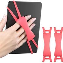 Creative Lightweight Hand Strap Comfortable Silicone Secure Grip Holder Kindle Accessories for Reading in Bed rožinė