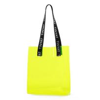 Tinyat Skaidri moteriška rankinė per petį PVC Mergaitės paplūdimio krepšys Moteriška rankinė Cukrinės spalvos želė Nešiojama maudymosi krepšys Crossbody krepšys oranžinė