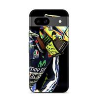 Coque - MANIACASE - Google Pixel 8a - Souple - Valentino Rossi - Noir juoda