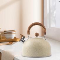 95 uncijų „Whistle“ arbatinukas „Stovetop“ arbatos virdulys nuo rūdžių biuro kelionių garsiai 2,95