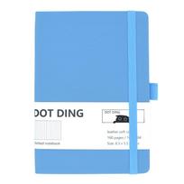 Dotted Bullet Journal & Notebook with Dotted Pages A5 mėlyna