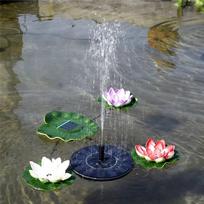 Solar-Powered Floating Bird Bath Fountain with Lights, 16cm, for Pool and Garden Landscapes