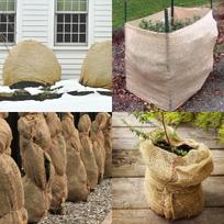 45 in. x 15 ft. Gardening Burlap Roll - Natural Burlap Fabric for Weed Barrier, Tree Wrap, Plant Cover United States