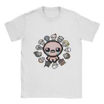 2025 Oversized T-Shirt Beach The Binding of Isaac Game Novelty T Shirts Cotton Tee Shirt Basic Wholesale Short Sleeve Tops Tees L