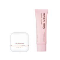 Kahi AiryFit Sun Stick SPF50+ 14g + Aqua Shield Sun Lotion SPF50 50ml Lightweight Daily UV Protection Set