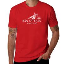 Skajo sala Škotija Storas T-shirt vasariniai viršutiniai drabužiai prakaitui anime vienspalviai vyriški t-shirtai S