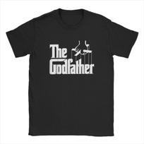 Godfather Original Title Logo T-Shirts for Men Movie American Novelty Pure Cotton Tee Round Collar Short Sleeve T Shirts Summer S