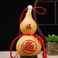 Bring Wealth and Luck Feng Shui with Tassel Yin Yang Handmade Home Decor Gourd Crafts Hanging Ornament Housewarming Gift