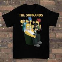 The Simpsons Sopranos All Size Unisex  Gift For Him, For Her Unisex T-Shirt XXXL