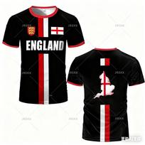 Anglijos futbolo marškinėliai Vyriški sportiniai marškinėliai Maillot Football Dydžio perviršio Greitai džiūstantys viršutiniai drabužiai Unisex Laisvalaikio marškinėliai Viršutiniai drabužiai Y2k Vyriškos dovanos S