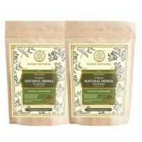 Khadi Natural Organic Henna Powder Hair Color Conditioner Pack of 2 X 100g Each for All Hair Types