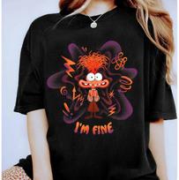 Disney Inside Out 2 Emocijos Nerimas Man Viskas Gerai Unisex Suaugusiųjų Vaikų Marškinėliai M