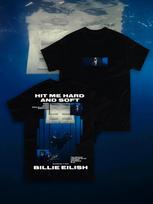Hit Me Hard and Soft Billie Eilish Grafinis Marškinėlis Unisex Moteriškas Hip Hop Pop Muzikos Marškinėlis Laisvalaikio Medvilniniai Drabužiai Vintažiniai Marškinėliai 3XL