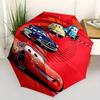 Lightning McQueen Fully automatic themed umbrella   8 ribs durable iron frame, tri fold compact design, perfect as a gift, travel umbrella,