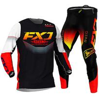 motokroso pavarų komplektas vaikams 4 5 6 7 8 9 10 11 12 13 metų Jaunimas vaikas Motociklas berniukas Mergaitė Jersey Pant Kits lenktyninis kostiumas Visureigis Enduro MX MTB XL-26 black