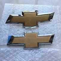 2 vnt. Priekinių grotelių peteliškės emblemos, bagažinės galinės logotipo peteliškės emblema, skirta 2016-2025 Chevrolet Cruze, pakeičia oem 84337320 2016-2018 auksas