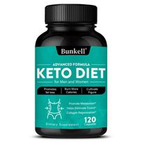 Keto ACV kapsulės - Degina pilvo riebalus, 120 kapsulių 120 capsules