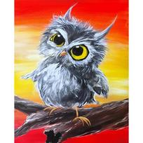 DIY 5D Diamond Painting Cross Stitch Grey bird Mosaic Diamond Embroidery Needlework 20X30CM