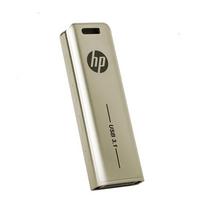 HP x796w USB 3.1 Flash Drive 32GB / 64GB / 128GB / 256GB, Push and Pull dizainas, metalinis korpusas nešiojamiesiems kompiuteriams Macbook TV 256GB pilka