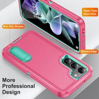Nešiojamas tvirtos apsaugos atlenkiamas dėklas Samsung Galaxy S23 Ultra S 23 Plus S22 Ultra A54 A14 A04s A53 A13 mobiliojo telefono dangtelis for Galaxy A53 5G rožinė raudona spalva
