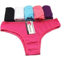 Women Underwear Cotton Sexy Everyday Ladies Girls Panties Plus Size Briefs Intimates Lingerie Knickers 6 Pcs/set M