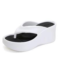 Fashion WHOHOLL Summer Flip Flops Women Slippers Foldable Outdoor Travel Vacation Light Soft Men Slides Beach Bath Shoes Flat Sandals 40 35-36 balta