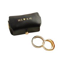Wedding Ring Bearer Pouch For Dog Collar Leather Wedding Ring Box Holder Pet Supplies For Proposal Engagement Wedding Ceremony juoda
