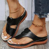 Moteriškos basutės Ortopedinės platformos kulniukai Vasariniai šlepetės Avalynė moterims 2024 Moteriškos atvirais pirštais Paplūdimio sandalai Šlepetės Zapatos Mujer 39 juoda