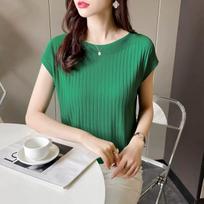 Blusas Mujer De Moda Verano Short Sleeve Knitted Tops Sweater Women Pullovers Sweaters for Women Woman Sweaters Blusa 3XL