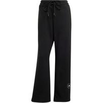 Adidas By Stella McCartney High-Waisted Drawstring Logo Straight Leg Knit Sports Pants Women pants Black JJ0102 XL