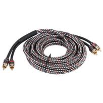 4,8 m Automobilio Namų Stereo Garso RCA Signalo Kabelis Stiprintuvo Žemų Dažnių Garsiakalbio Kabelio Laido Adapteris