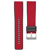 Sustorėjęs nailoninis dirželis su silikoninės gumos apatine dalimi laikrodžio apyrankė 22mm 24mm skirtas timex b-reitling ca-sio laikrodžio dirželiui vyriška apyrankė 22mm