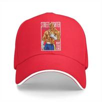 Street Fighter Multicolor Hat Peaked Unisex Cap Sagat Casual Visor Protection Hats 56-58cm