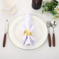 2pecs Netaisyklingo žiedo dizainas Jausmingas servetėlių žiedas Metalinis Senior Feeling Šalikas Mygtukas Viešbutis Western Table Priedai Rond Serviette Table auksas