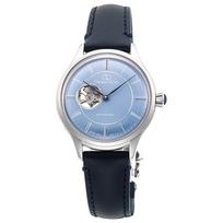 Orient Star Automatic Classic Made in with Open Light Blue RK-ND0012L Women's Watch, Semi-Skeleton, Mechanical, Japan, 2-Year Manufacturer's Warranty,