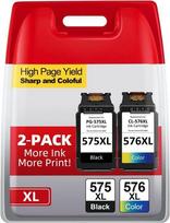 Pg-575Xl Cl-576Xl Cartouches D'Encre Multipack,Pg-575Xl Cl-576Xl Cartouches D'Encre Remplaçant Les Cartouches Canon 575 576 Pour P