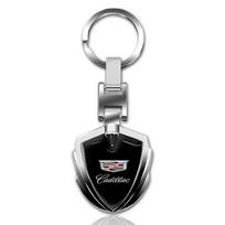 1 VNT 3D Metalinis Automobilio Logotipas Raktų Pakabukai Raktų Pakabukas Logotipo Stiliaus Skydo Formos Raktų Pakabukas Cadillac XT5 XTS CTS BLS SLS DTS SRX Escalade Tiburon Deville