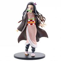 Anime Demon Slayer Kimetsu no Yaiba figūrėlė 15cm Nezuko Tanjirou Mitsuri Shinobu Zenitsu Kyoujurou Veiksmo figūrėlės modelis Žaislas Dovanos
