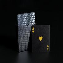 Black Gold Playing Card Game Card Waterproof Creative Magic Tools Chessboard Game Props For Home Holiday Classic Party Game juoda