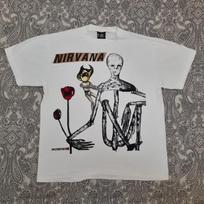 Vintažiniai Nirvana marškinėliai XL Incesticide Sliver Bleach Nevermind Kurt Cobain spauda M